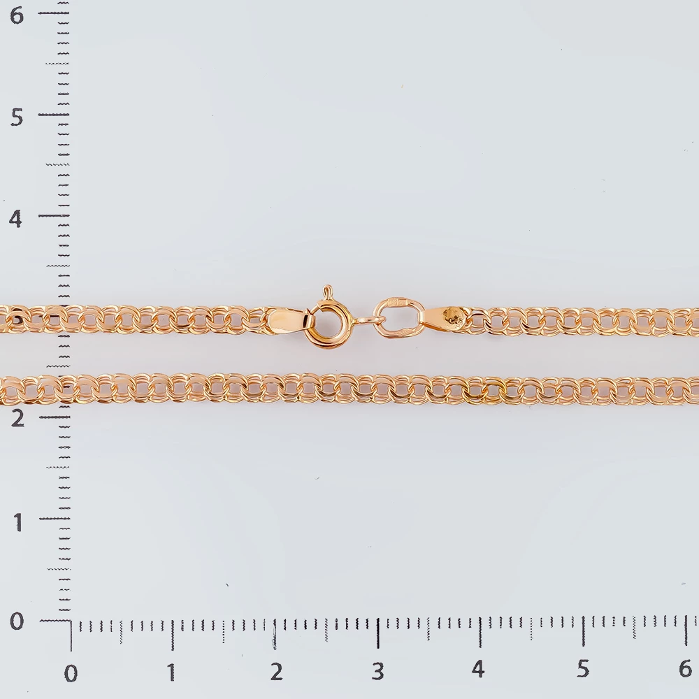 Цепь из красного золота 585 пробы