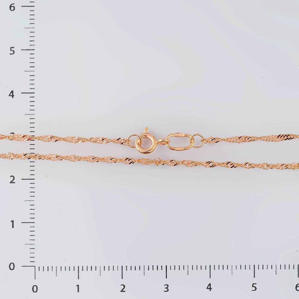 Цепь из красного золота 585 пробы