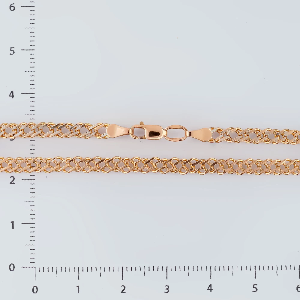 Цепь из красного золота 585 пробы