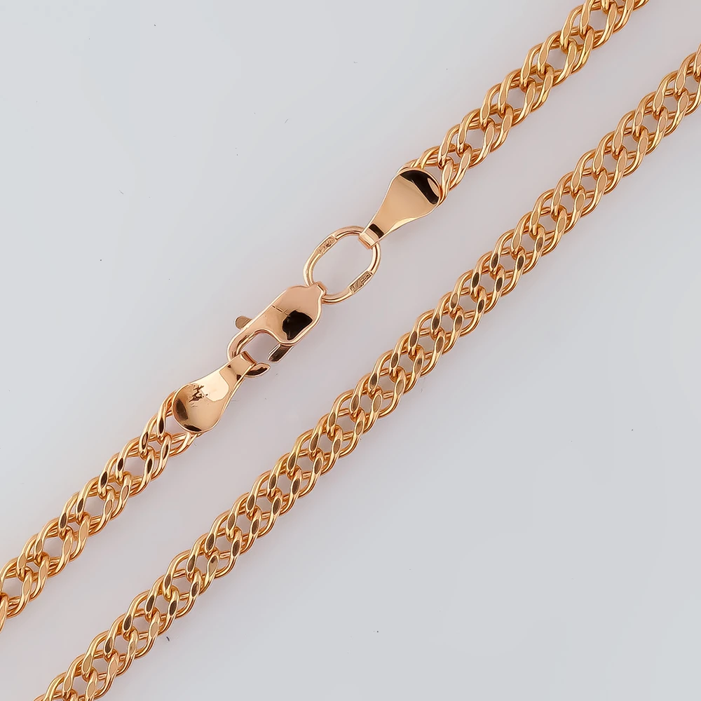 Цепь из красного золота 585 пробы