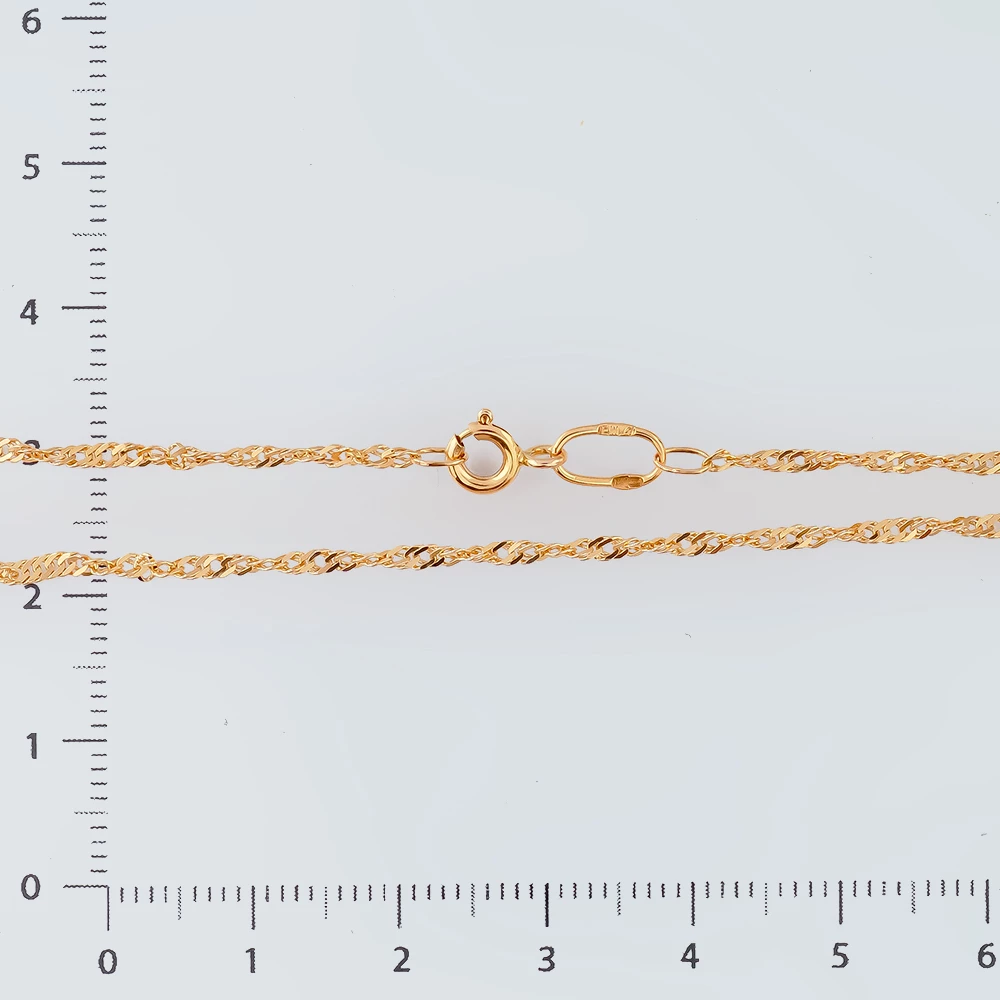 Цепь из красного золота 585 пробы