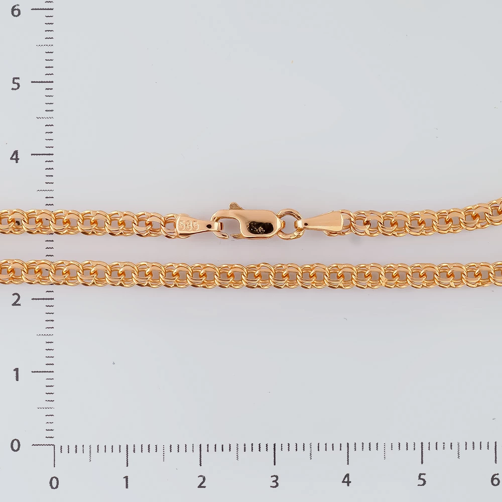 Цепь из красного золота 585 пробы