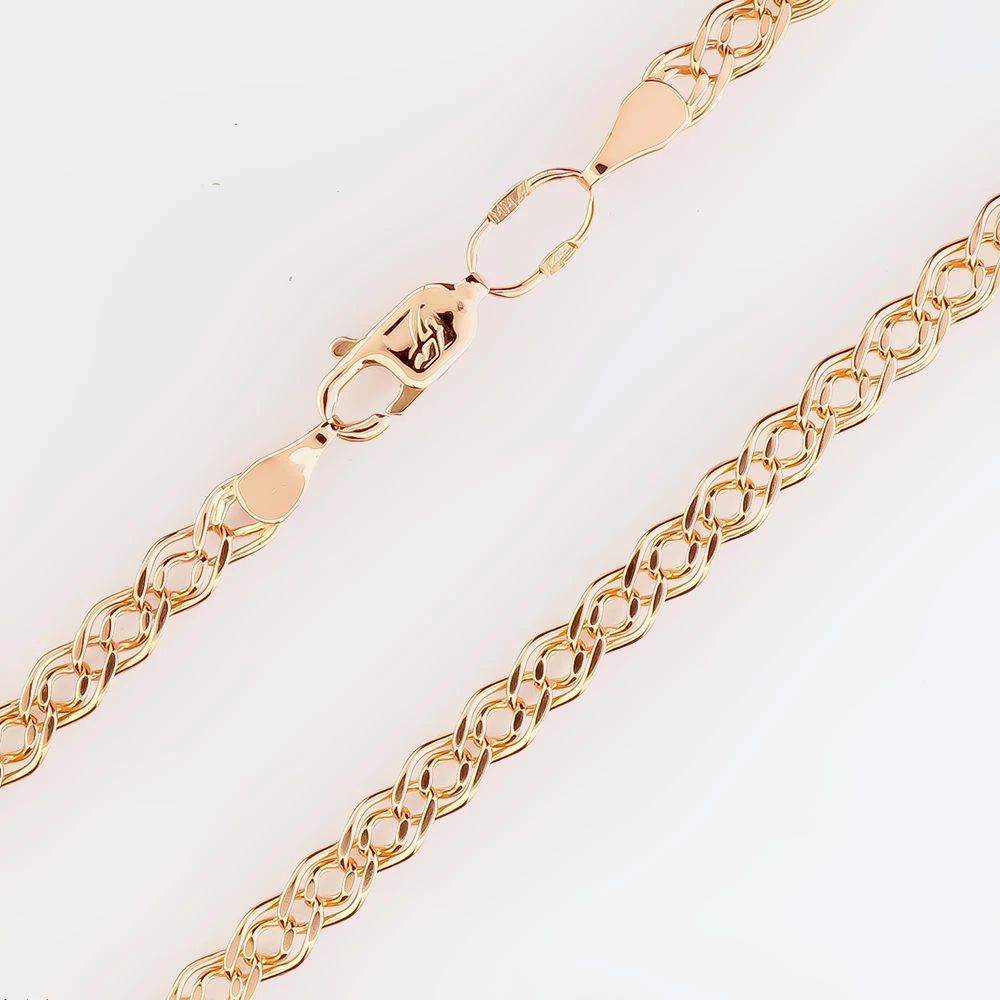 Цепь из красного золота 585 пробы