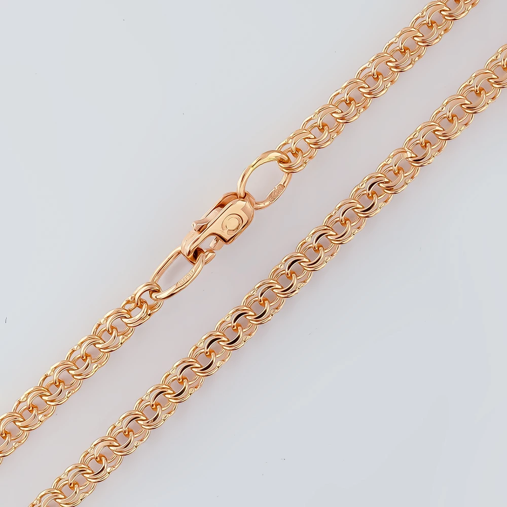 Цепь из красного золота 585 пробы