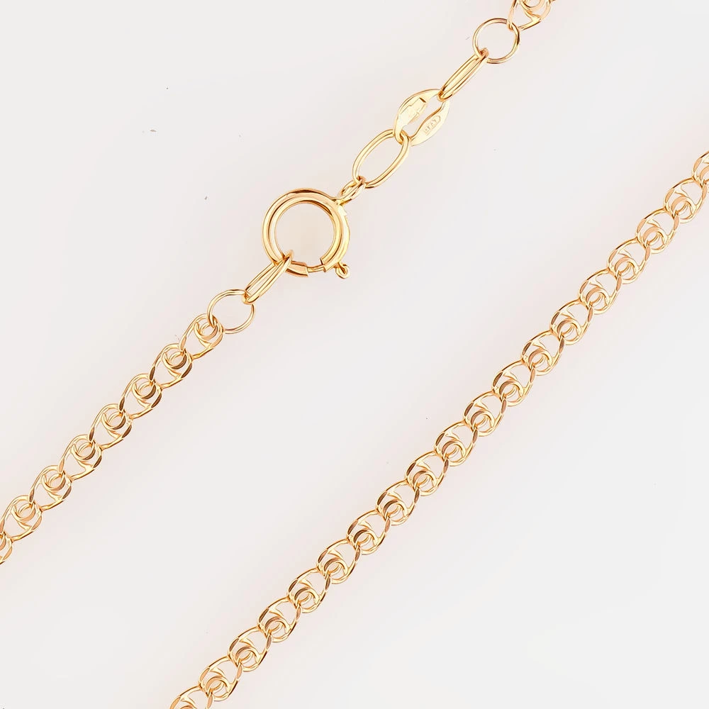 Цепь из красного золота 585 пробы