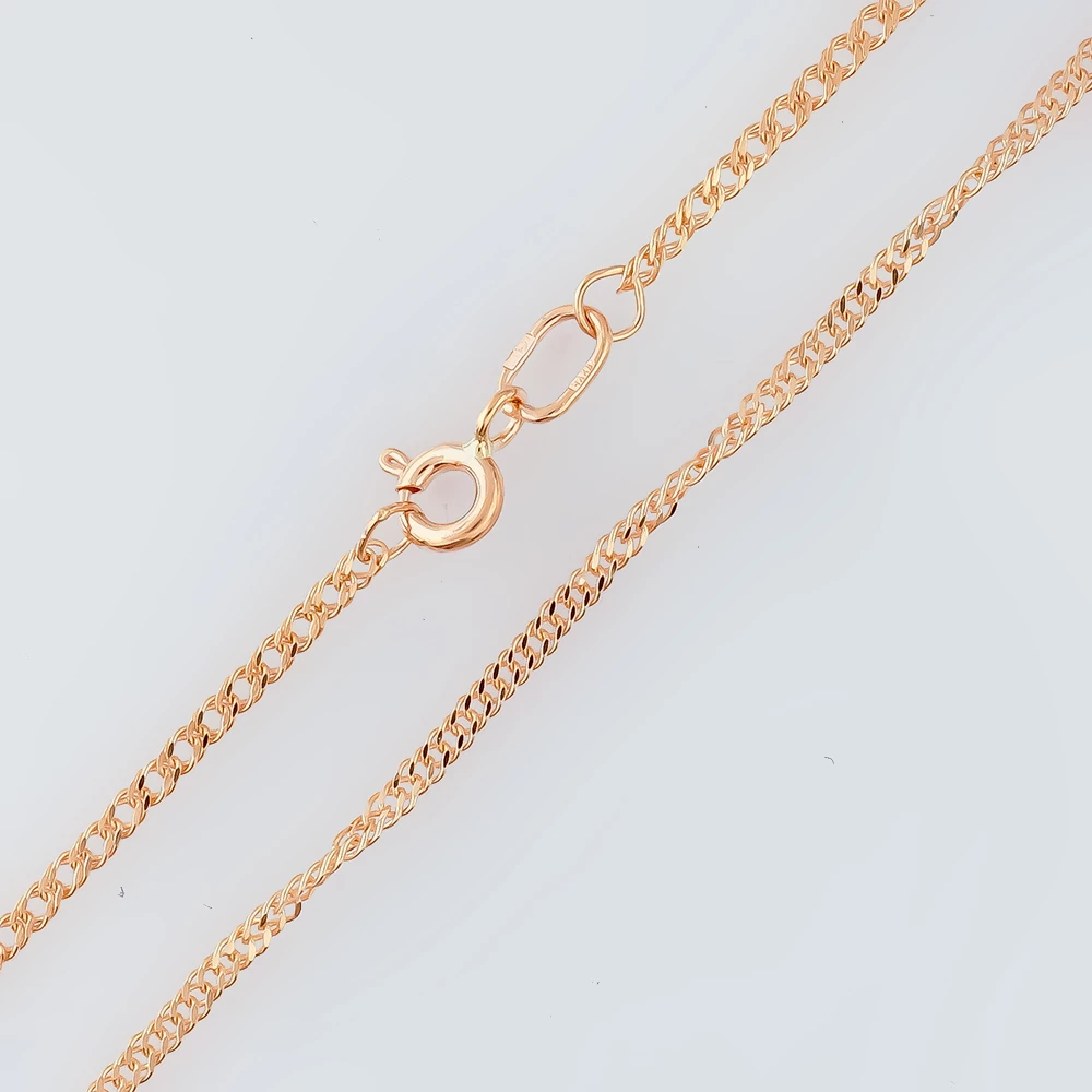 Цепь из красного золота 375 пробы