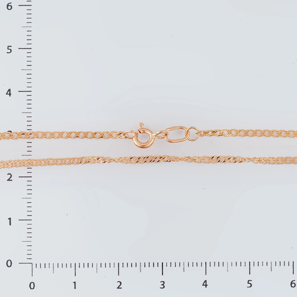 Цепь из красного золота 375 пробы