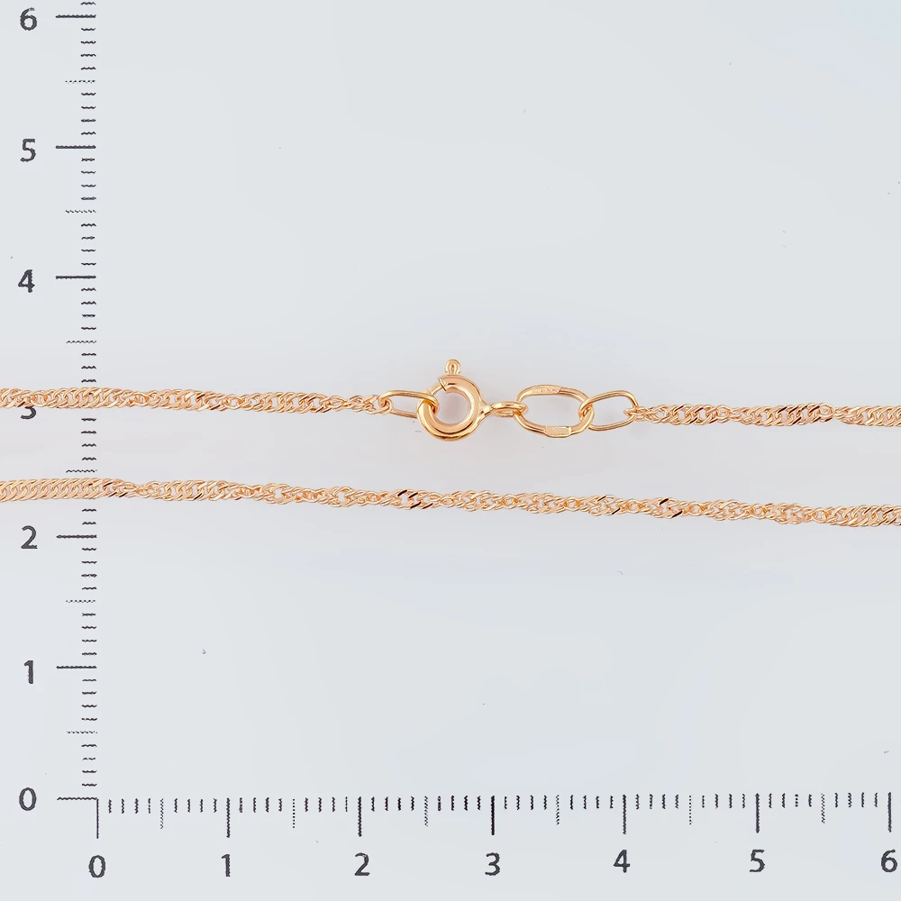 Цепь из красного золота 585 пробы