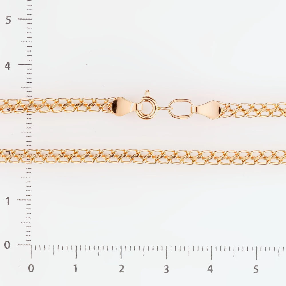 Цепь из красного золота 585 пробы