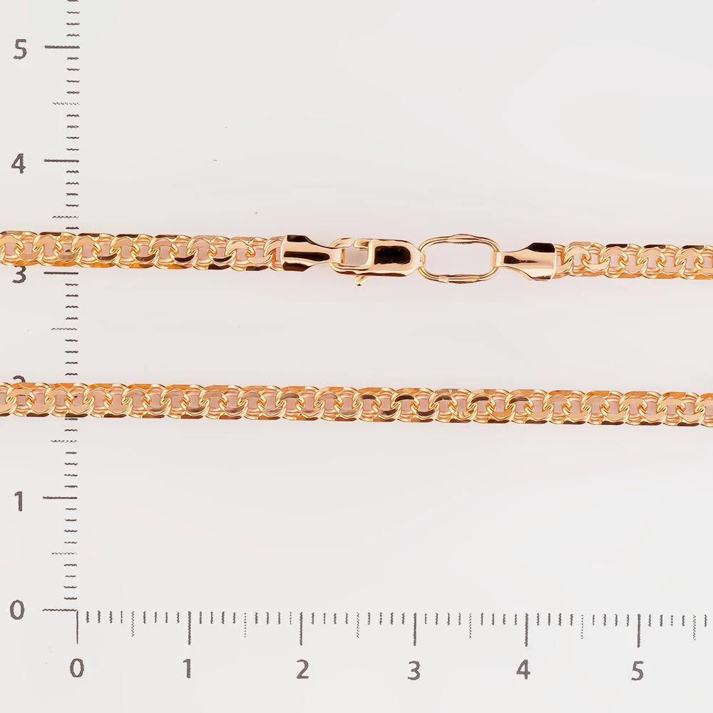 Цепь из красного золота 585 пробы