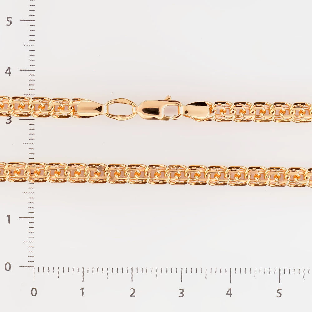 Цепь из красного золота 585 пробы