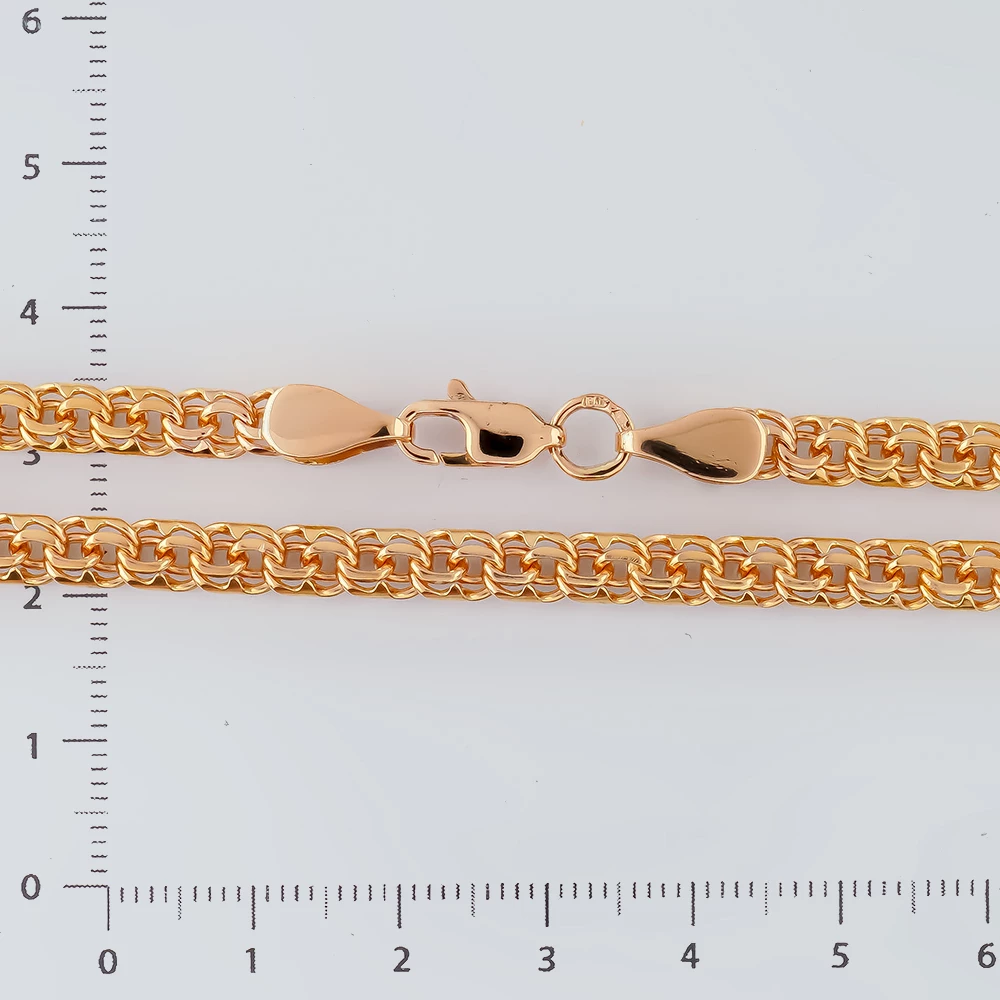 Цепь из красного золота 585 пробы