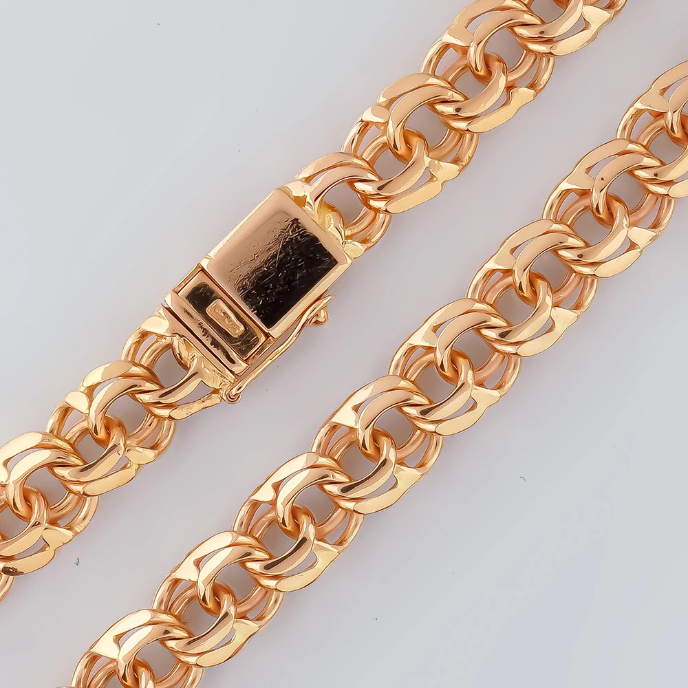 Цепь из красного золота 500 пробы