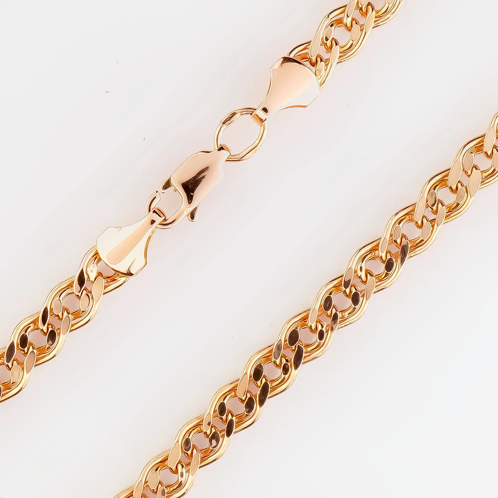 Цепь из красного золота 585 пробы