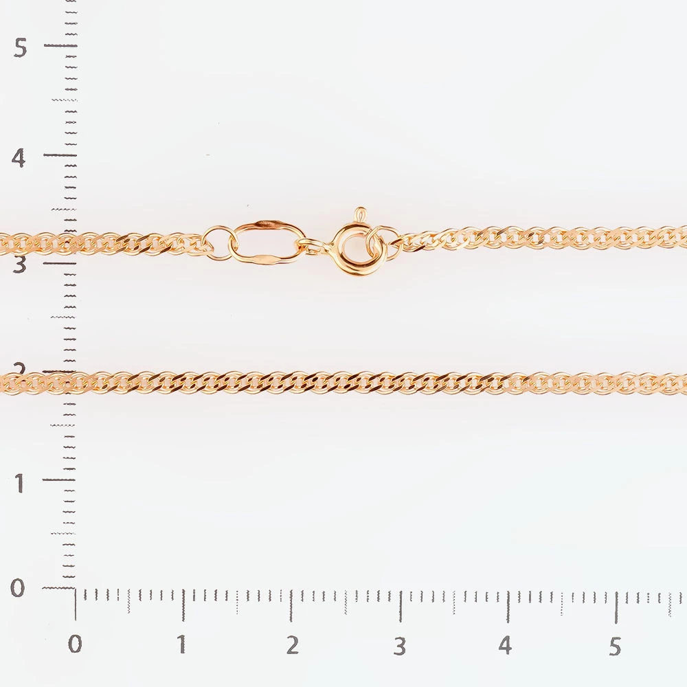 Цепь из красного золота 585 пробы