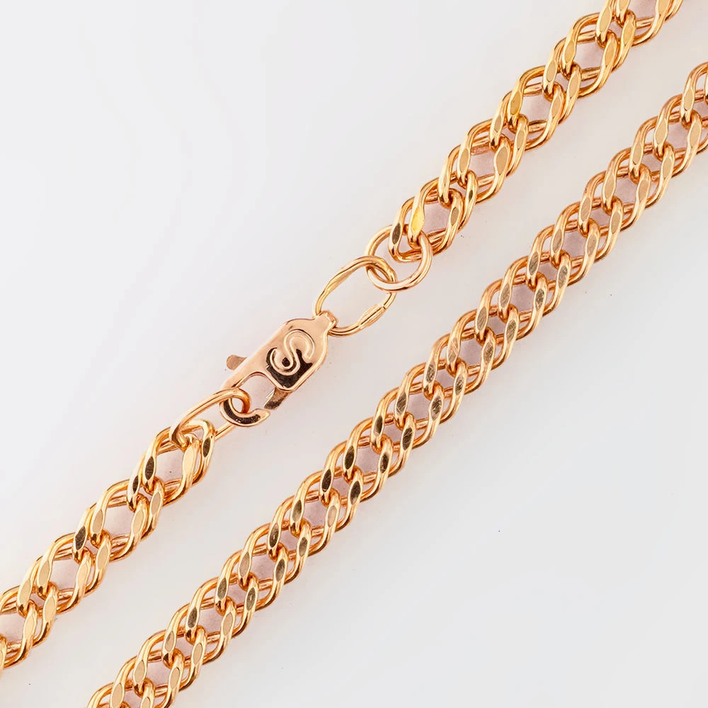 Цепь из красного золота 585 пробы