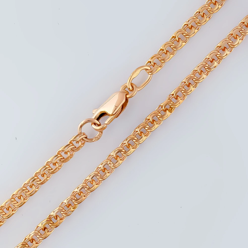 Цепь из красного золота 585 пробы