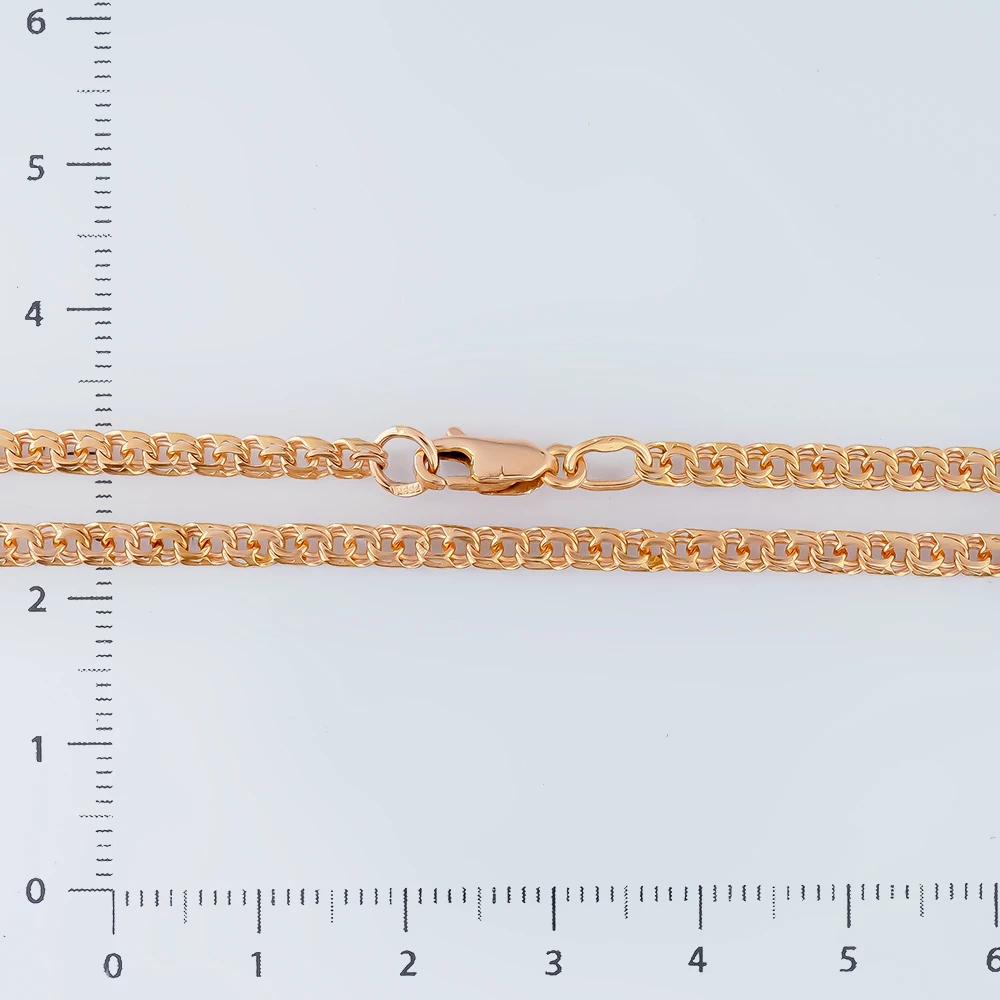 Цепь из красного золота 585 пробы