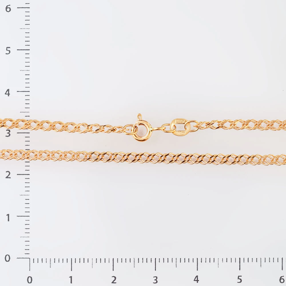 Цепь из красного золота 585 пробы