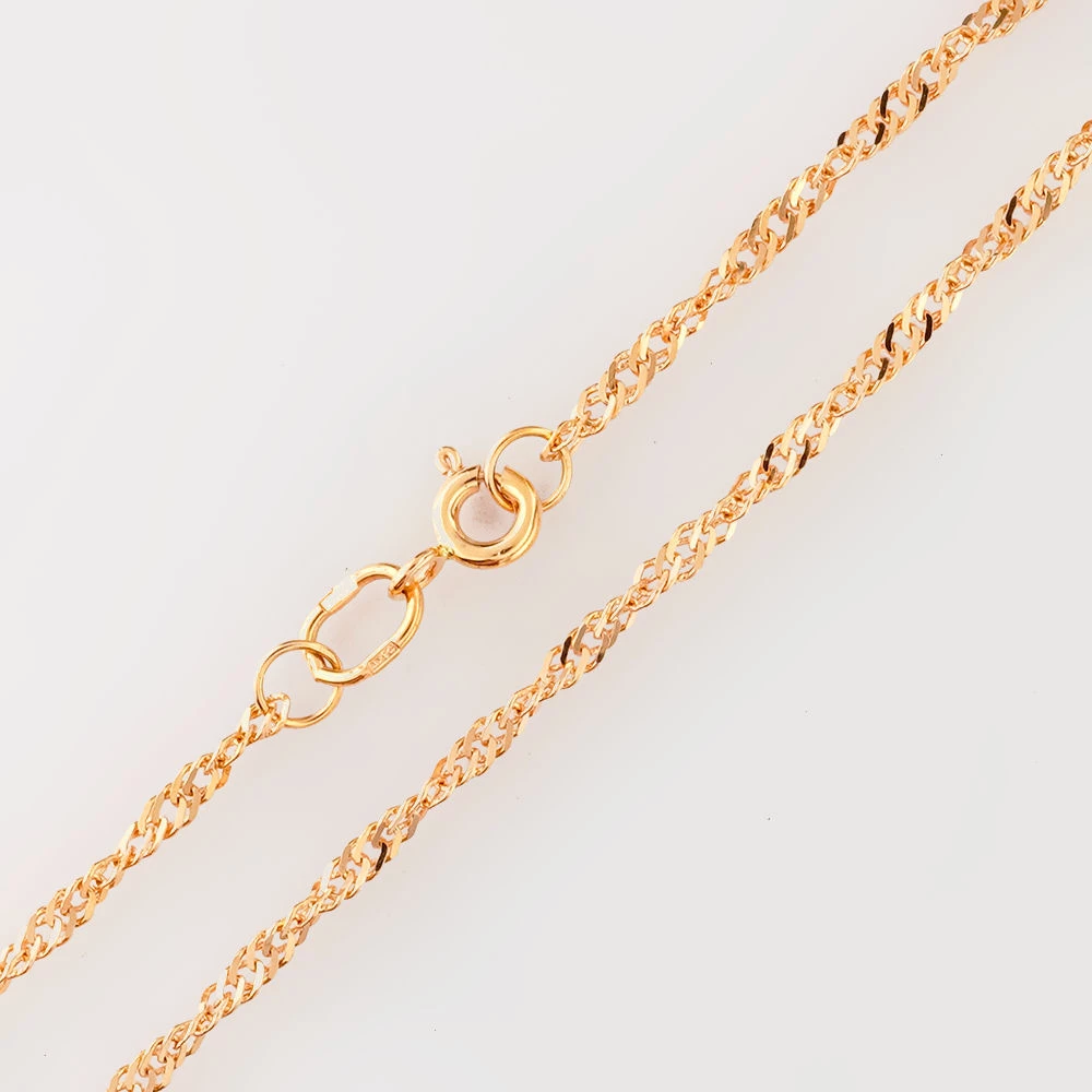 Цепь из красного золота 585 пробы