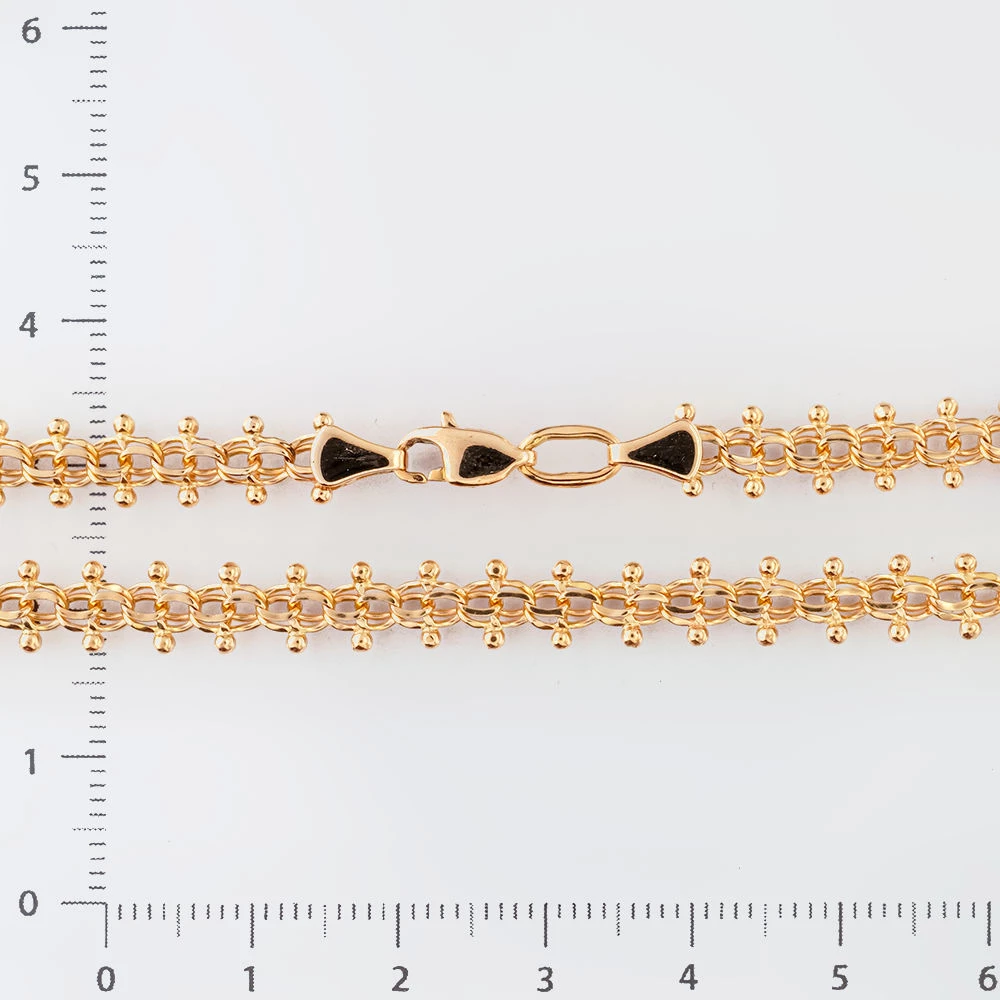 Цепь из красного золота 585 пробы