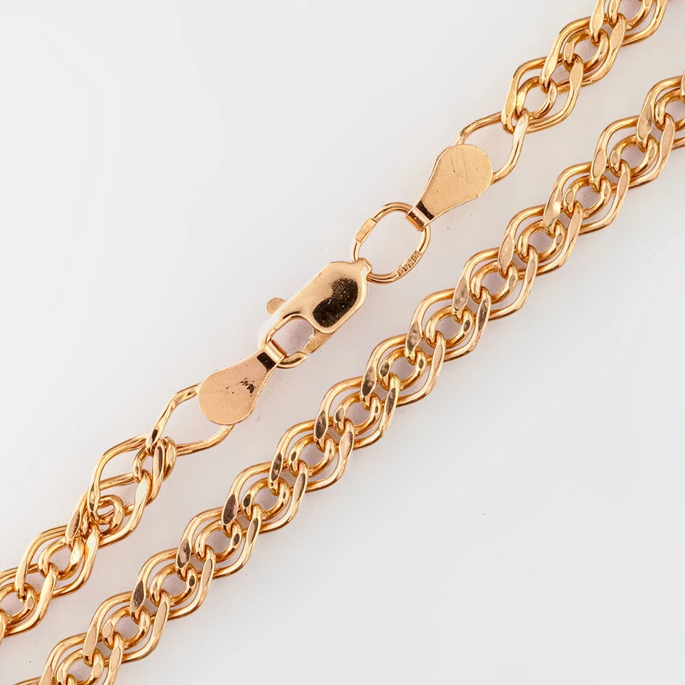 Цепь из красного золота 585 пробы