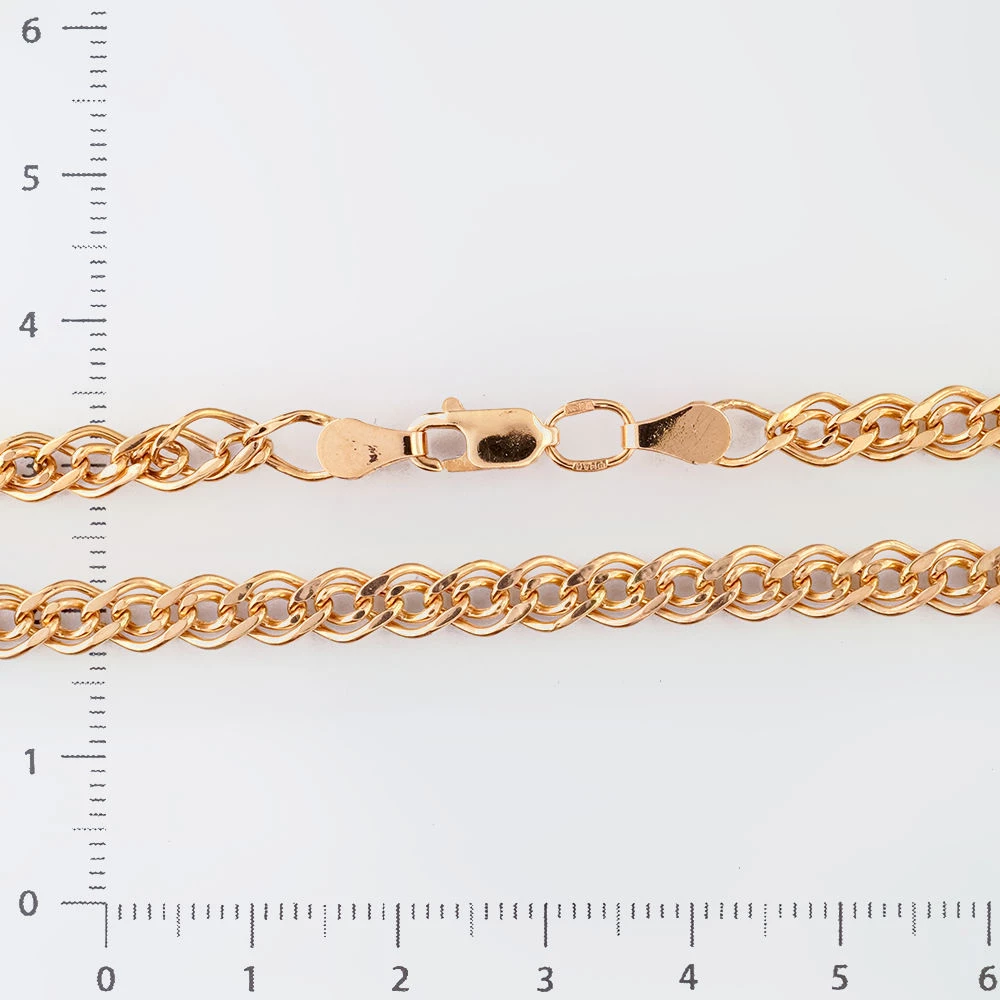 Цепь из красного золота 585 пробы