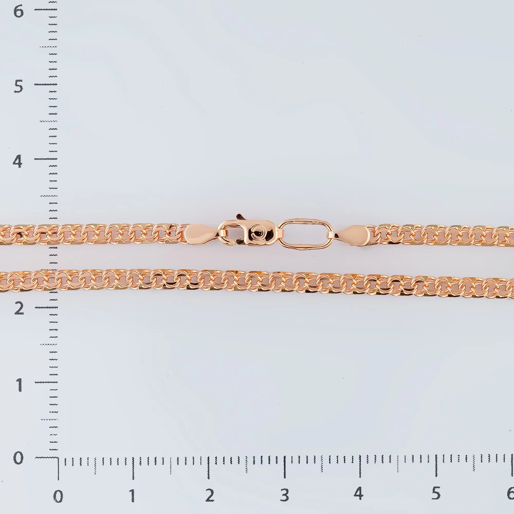 Цепь из красного золота 585 пробы