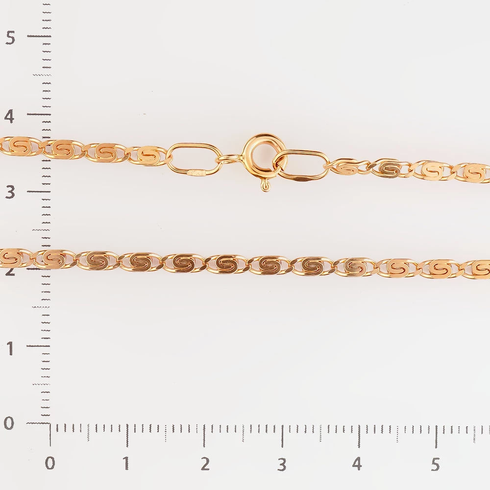 Цепь из красного золота 585 пробы