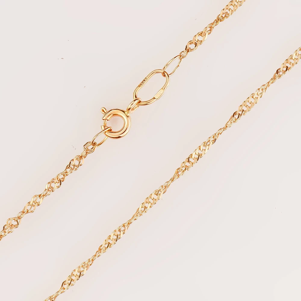 Цепь из красного золота 375 пробы