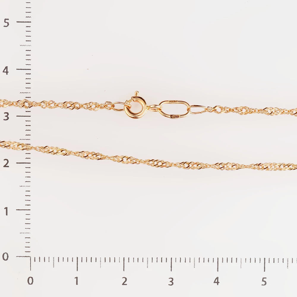 Цепь из красного золота 375 пробы