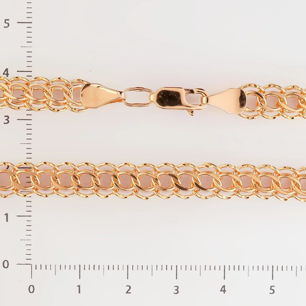 Цепь из красного золота 585 пробы