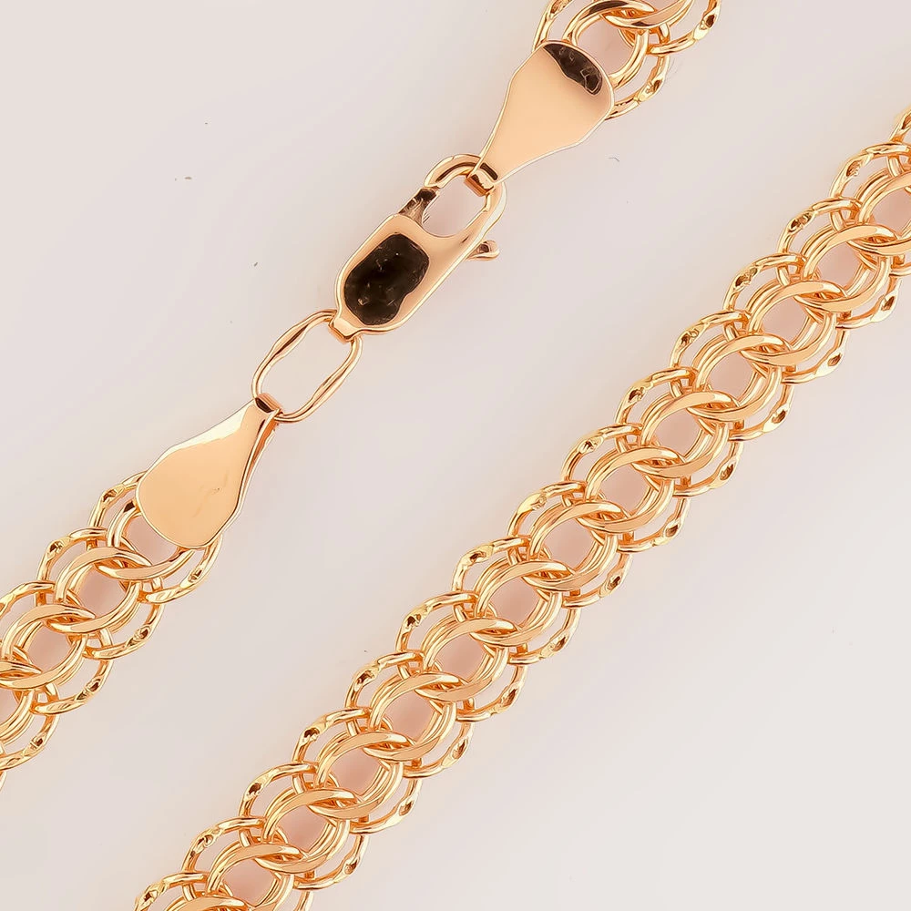 Цепь из красного золота 585 пробы