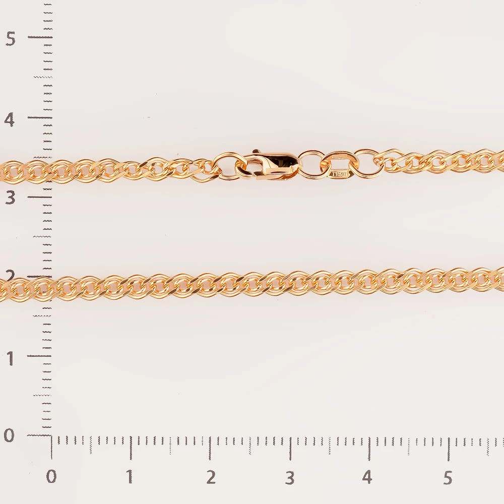 Цепь из красного золота 585 пробы