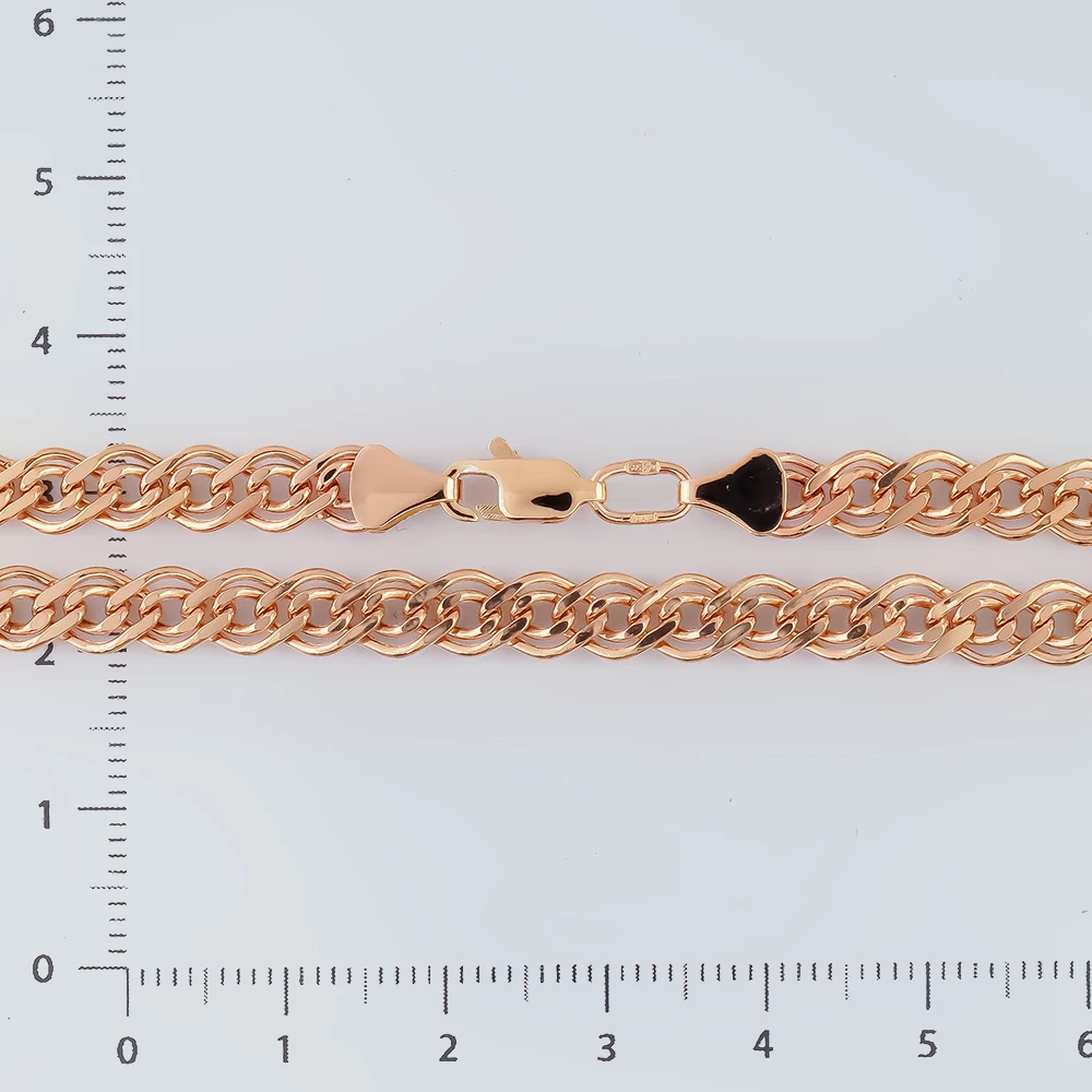 Цепь из красного золота 585 пробы