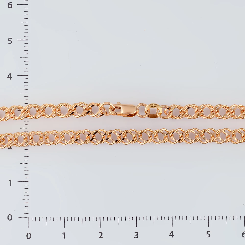 Цепь из красного золота 585 пробы