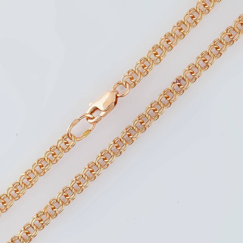 Цепь из красного золота 585 пробы