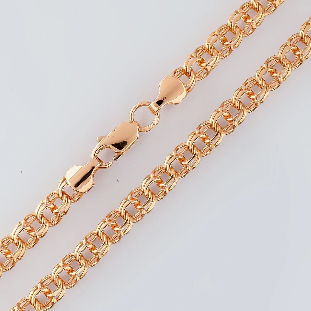 Цепь из красного золота 585 пробы