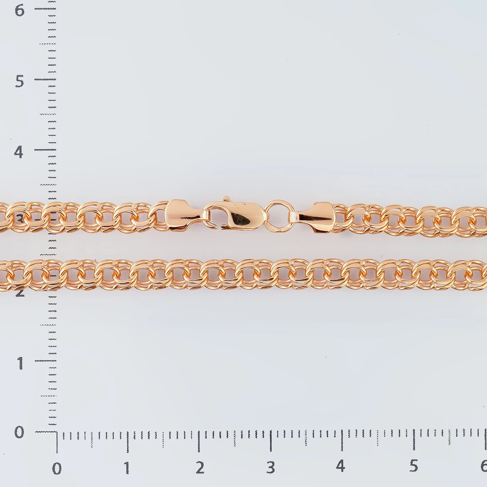 Цепь из красного золота 585 пробы