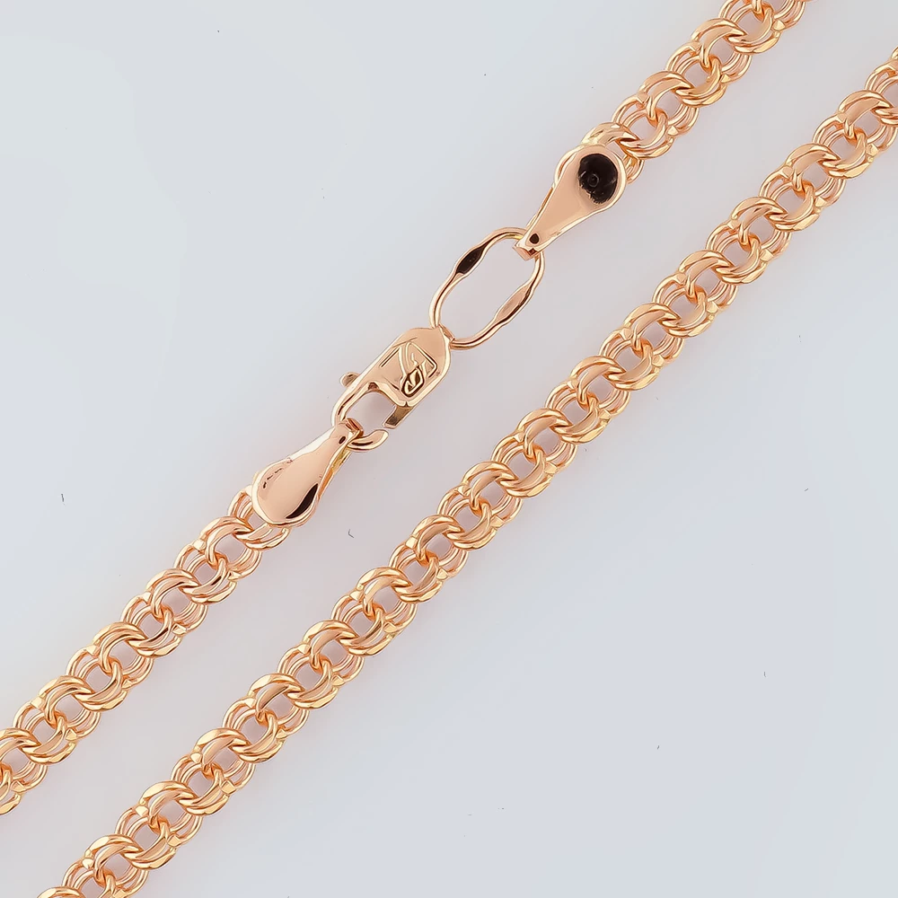 Цепь из красного золота 585 пробы