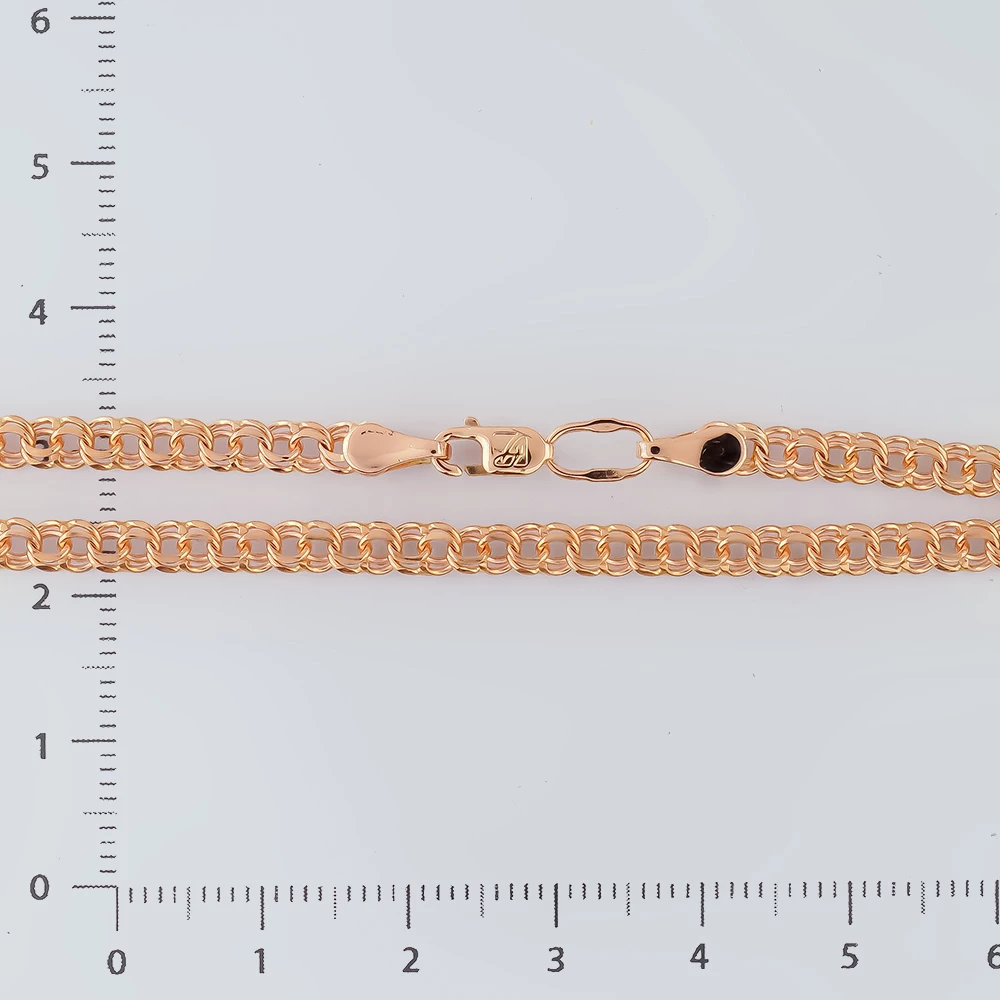 Цепь из красного золота 585 пробы