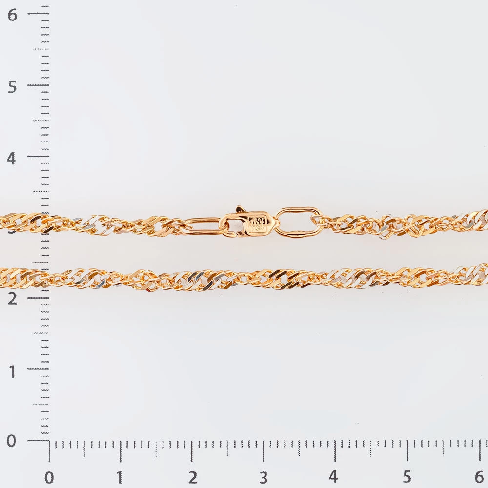 Цепь из красного золота 585 пробы