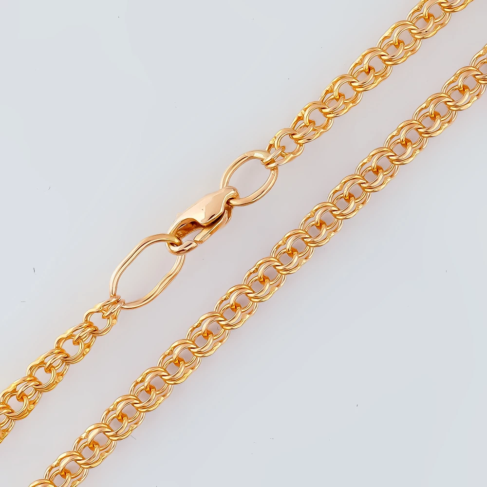 Цепь из красного золота 585 пробы