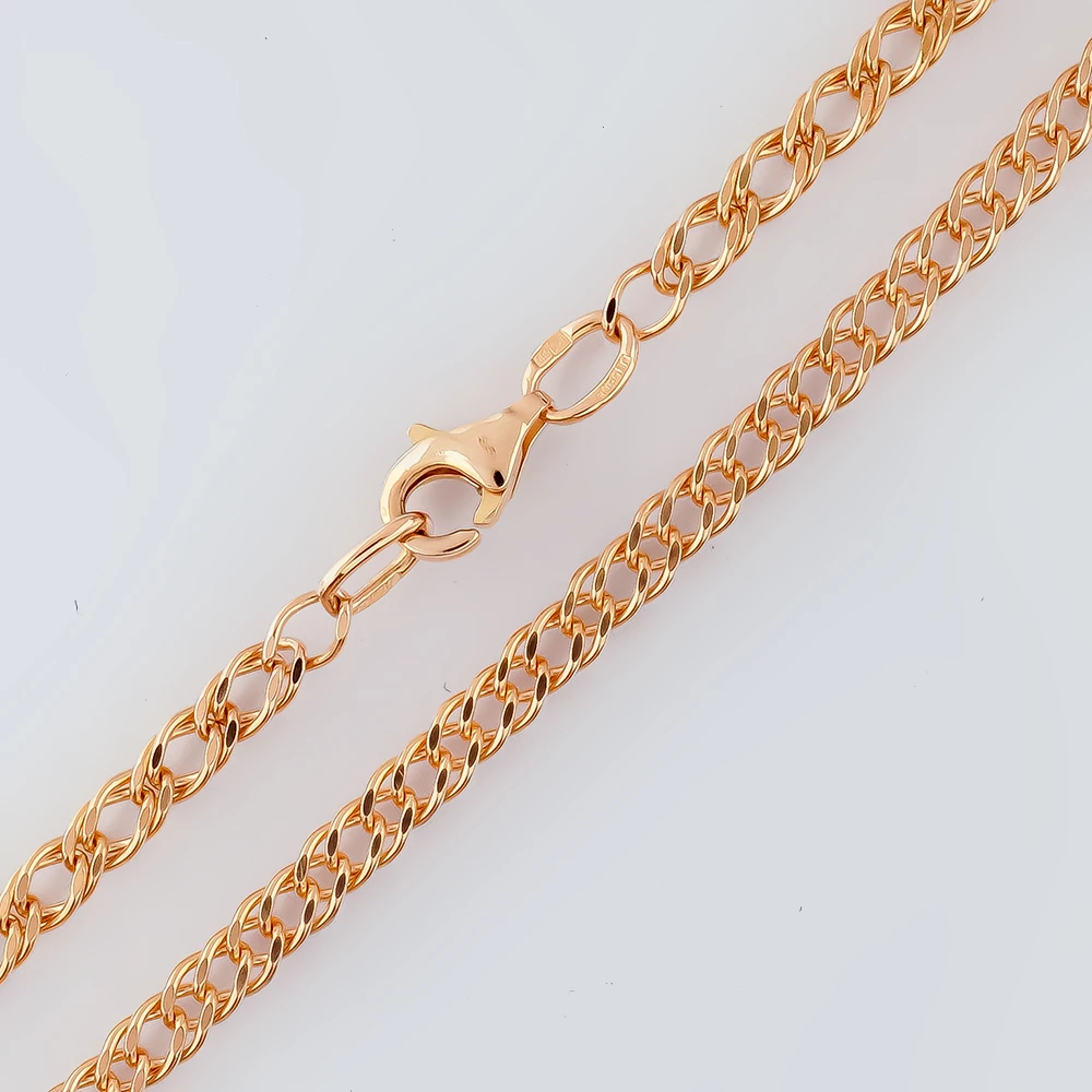 Цепь из красного золота 585 пробы