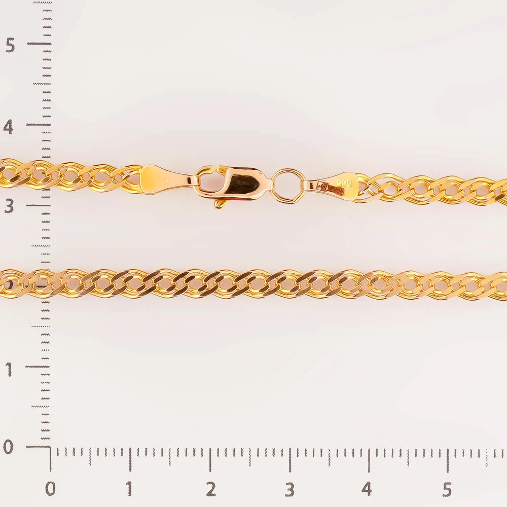 Цепь из красного золота 585 пробы