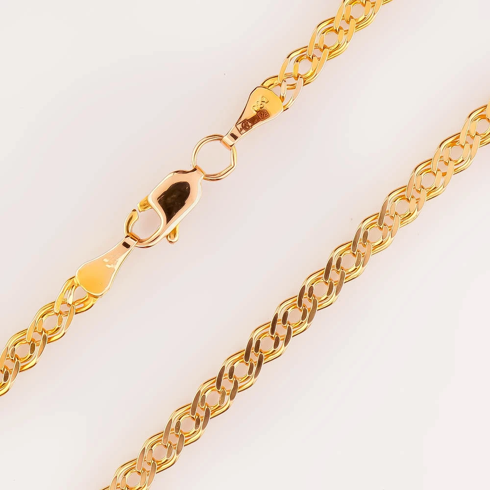 Цепь из красного золота 585 пробы