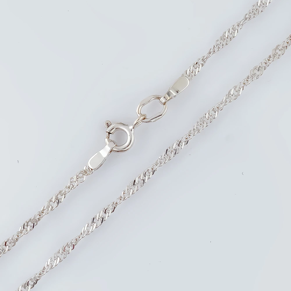 Цепь из белого золота 585 пробы