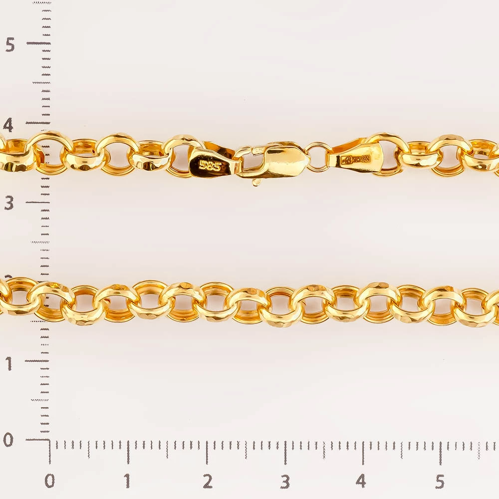 Цепь из желтого золота 585 пробы