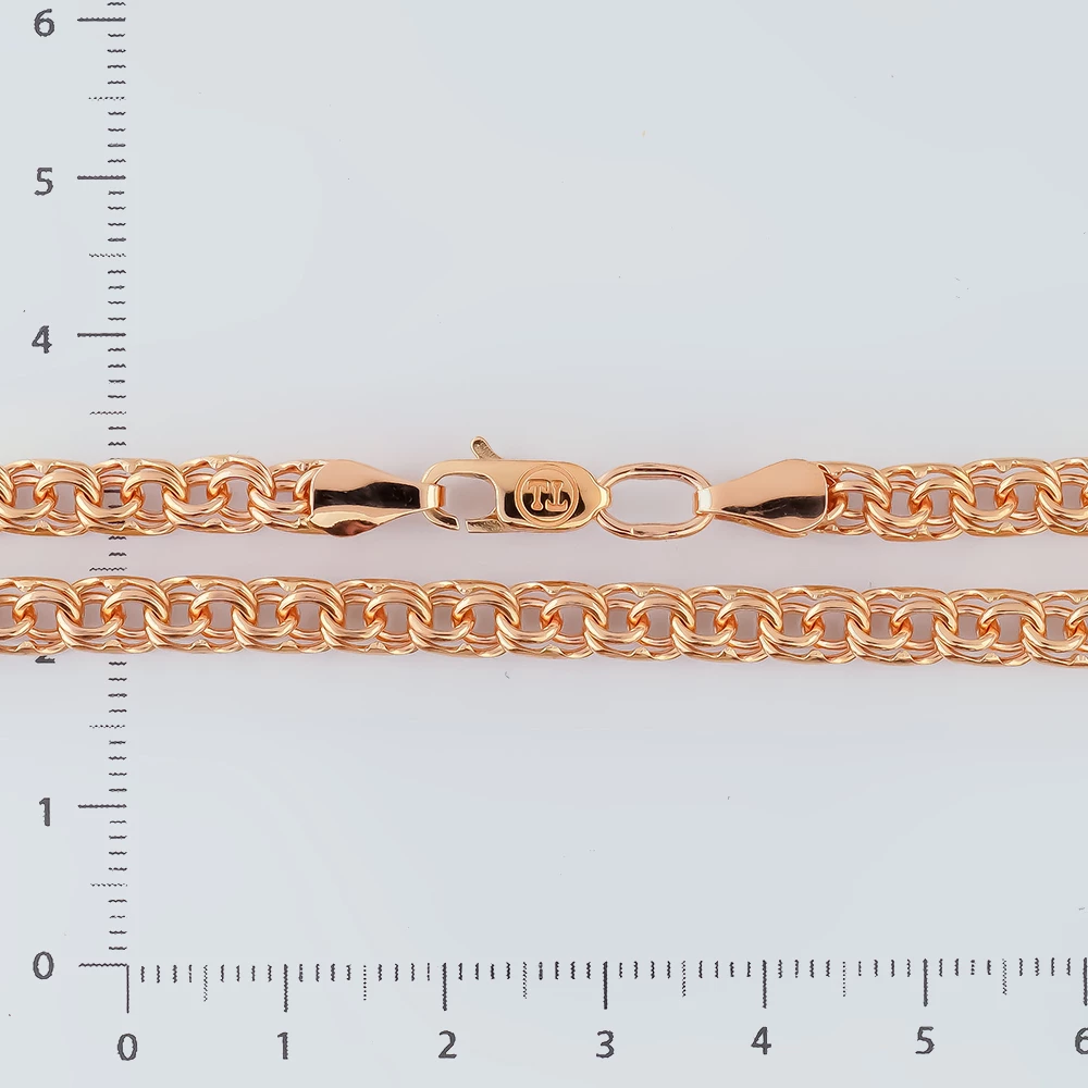 Цепь из красного золота 585 пробы
