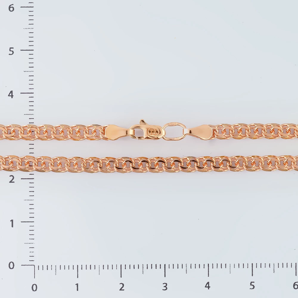 Цепь из красного золота 585 пробы